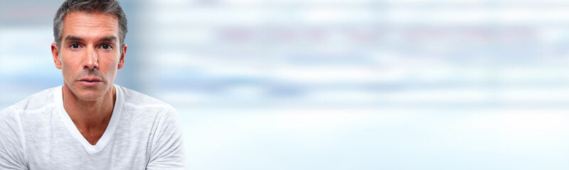 Casual man portrait.