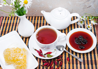 Tea set from colds
