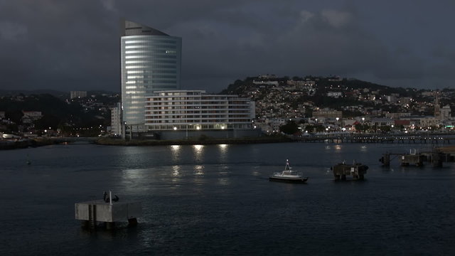 Fort de France Martinique night departure HD BM 1746