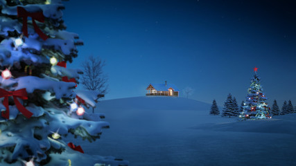 computer generated image of christmas background
