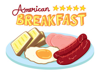american breakfast