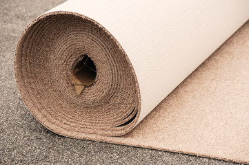 Fototapeta na wymiar carpet roll