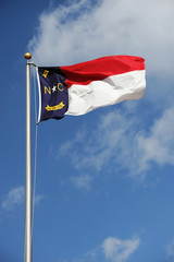 Fototapeta na wymiar state flag of North Carolina