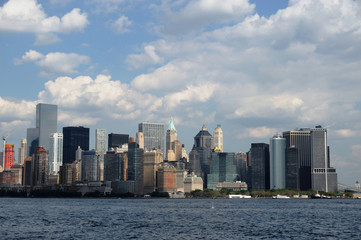 Naklejka premium Manhattan skyline in New York 