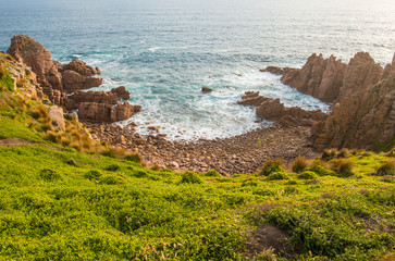 Cape Woolamai and the Pinnacles of Phillip Island, Melbourne, Australia.