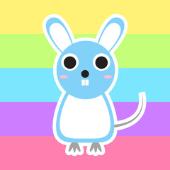 Illustration with rat