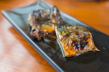 Saba fish grill with japanese sauce
