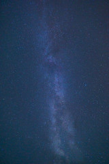 Amazing view of night sky full of stars and milky way