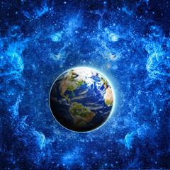Naklejka na ściany i meble planet earth Elements of this image furnished by NASA