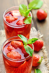 Strawberry beverage