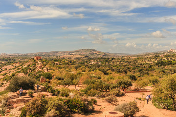 Mediterranean Agricento on Sicily, Italy