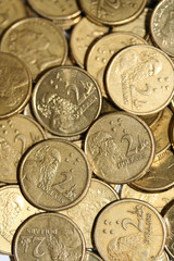 Gold Australian two dollar coins