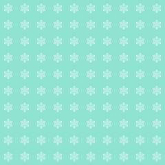 Snowflakes on pink background