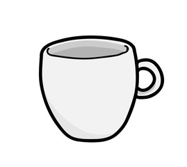 Vector Mug, a hand drawn vector illustration of a drinking mug.