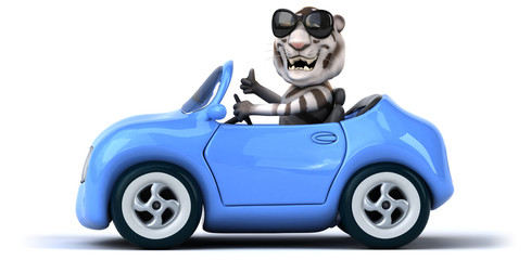 Obraz premium Fun tiger
