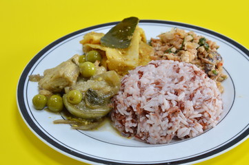 vegetarian food on dish