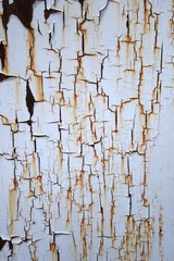 Abstract background image of rusty painted metal sheet