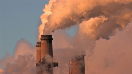Smoke Stacks pollution global warming climate change HD