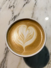 Coffee with Heart Design