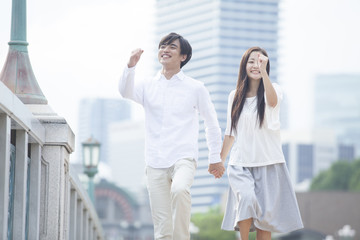 若い男女のカップル