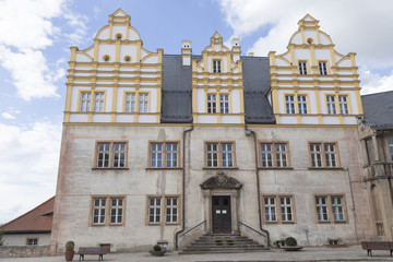 Fototapeta na wymiar Bernburger Schlossflügel