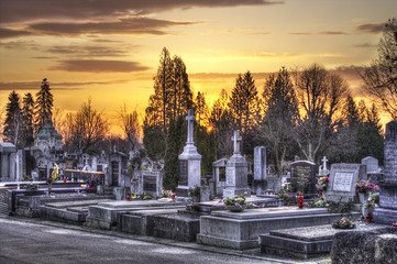 Cemetery in croatia 