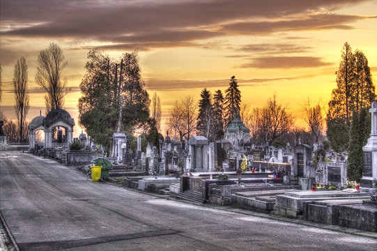 Cemetery in croatia 
