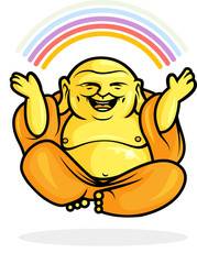 Happy Buddha Rainbow