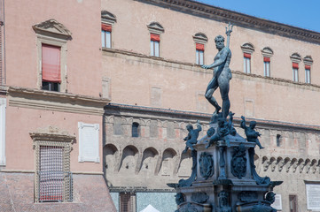 Fototapeta premium Bologna, fontana del Nettuno