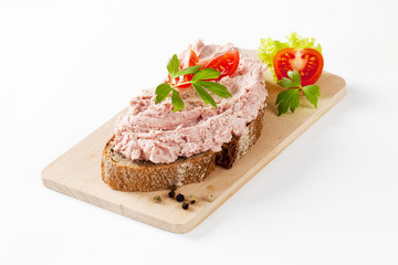 bread and ham spread