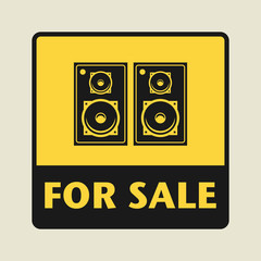 For Sale icon or sign