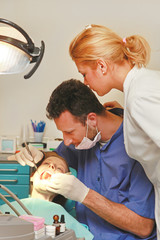 Obraz na płótnie Canvas Dentist consultations