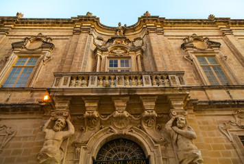 Historic Architecture in Imdina.