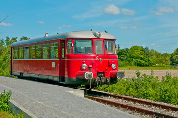Naklejka premium Schienenbus