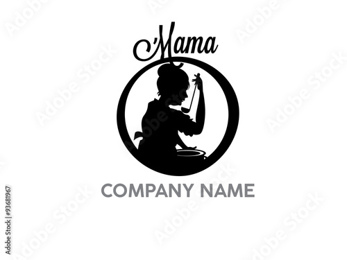 "mama cooking logo" Stock image and royalty-free vector ...