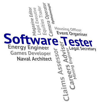 Software Tester Means Freeware Words And Occupations