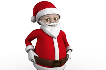 Cute cartoon santa claus