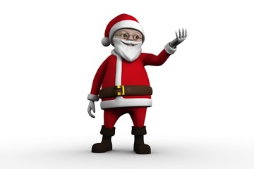 Cute cartoon santa claus
