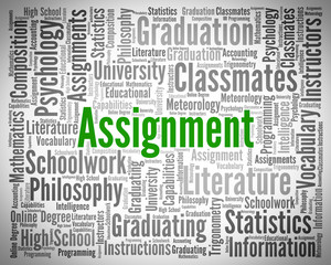 Assignment Word Shows Home Work And Exercises