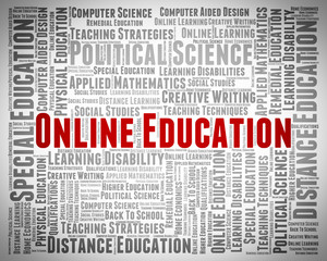 Online Education Means World Wide Web And College