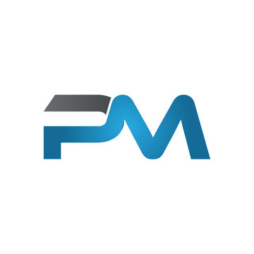 pm letter logo