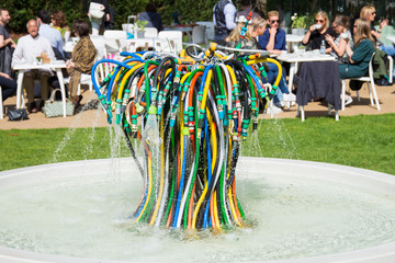 Sprayer made of garden hoses