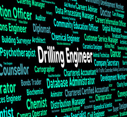 Drilling Engineer Means Oil Well And Career