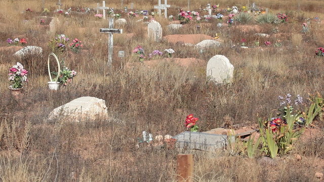 Cemetery old weed cross headstone P HD 0240