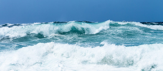 Fototapeta na wymiar Wellen im Meer