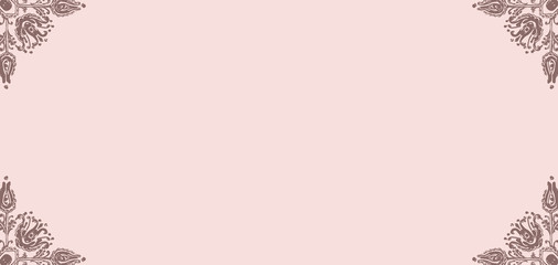 vector illustration of pink blank label - 93687159
