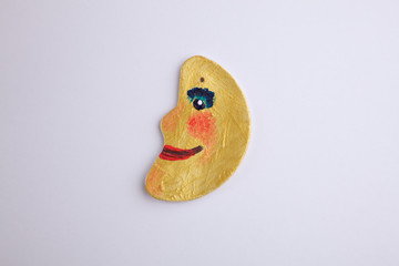 Handmade decoration for NY tree in the shape of Moon