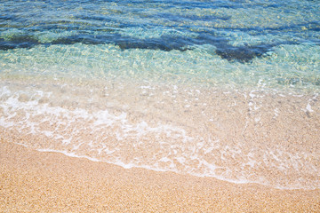 tide foam and froth in