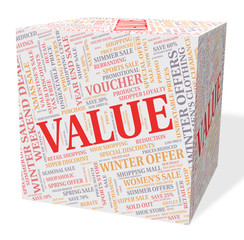 Value Cube Means Quality Control And Approved