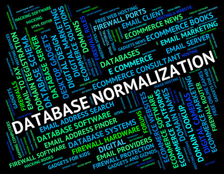 Database Normalization Represents Normalise Words And Regularise